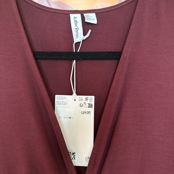 & Other Stories Deep Red Maxi Dress - Picture 5 of 5